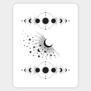 Moon Pattern Sticker